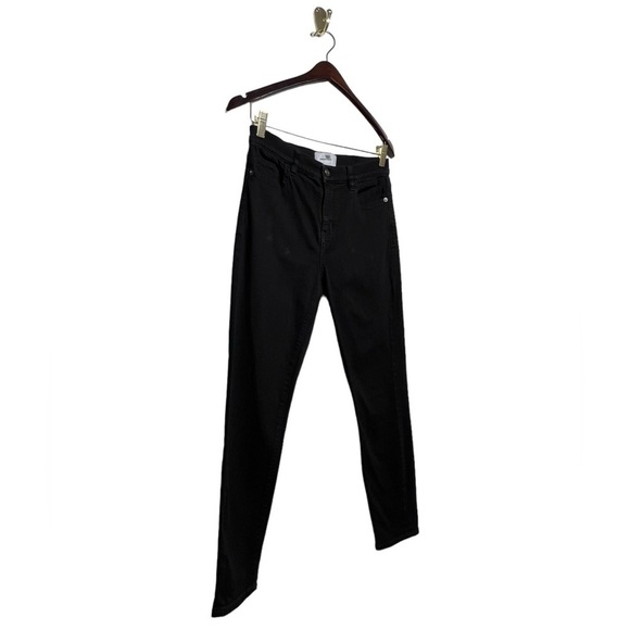 CURRENT ELLIOTT The Stiletto Skinny Jeans Black Noir 28 - Picture 6 of 9
